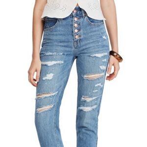 Free People We‎ The Free Blossom Rigid Crop Skinny Jeans